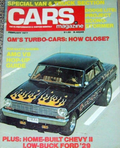 HI PERFORMANCE CARS 1977 FEB - TURBO BUICK,AMC V8 HOPUP